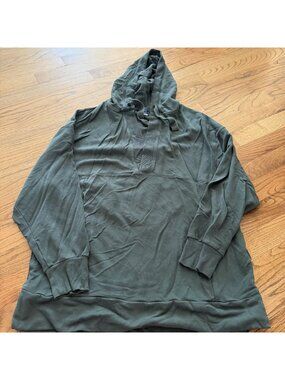 Old Navy Live In French Terry Hoodied Hooded sweatshirt Medium Green